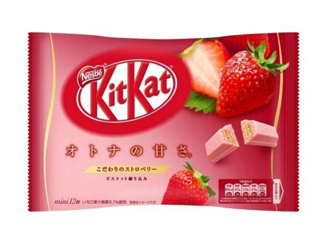 KitKat草莓味巧克力棒