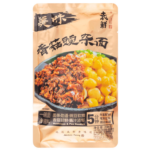 香菇豌杂面