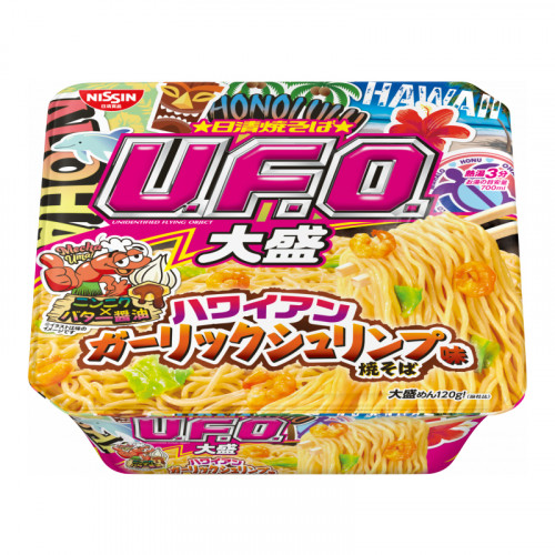 UFO飞碟炒面-夏威夷蒜虾