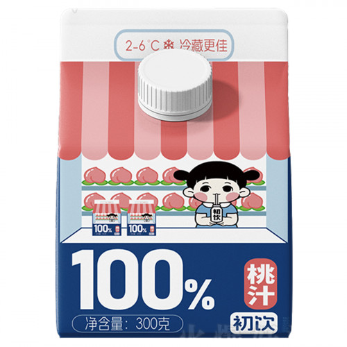 新鲜屋100%水果汁-桃子