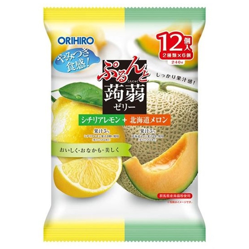 蒟蒻果冻-西西里柠檬+北海道甜瓜