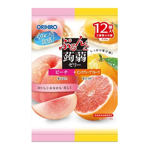 蒟蒻果冻-桃子+葡萄柚