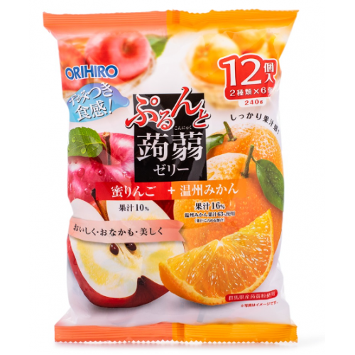 蒟蒻果冻 - 富士苹果＋温州橘子