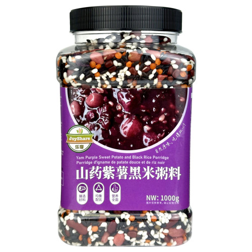山药紫薯黑米粥