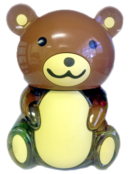 棕色玩具熊罐