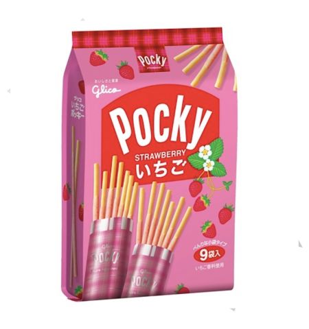 Pocky袋装 - 草莓