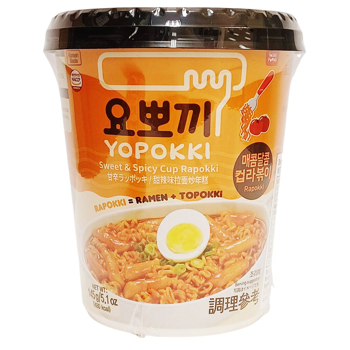 杯装拉面年糕-甜辣