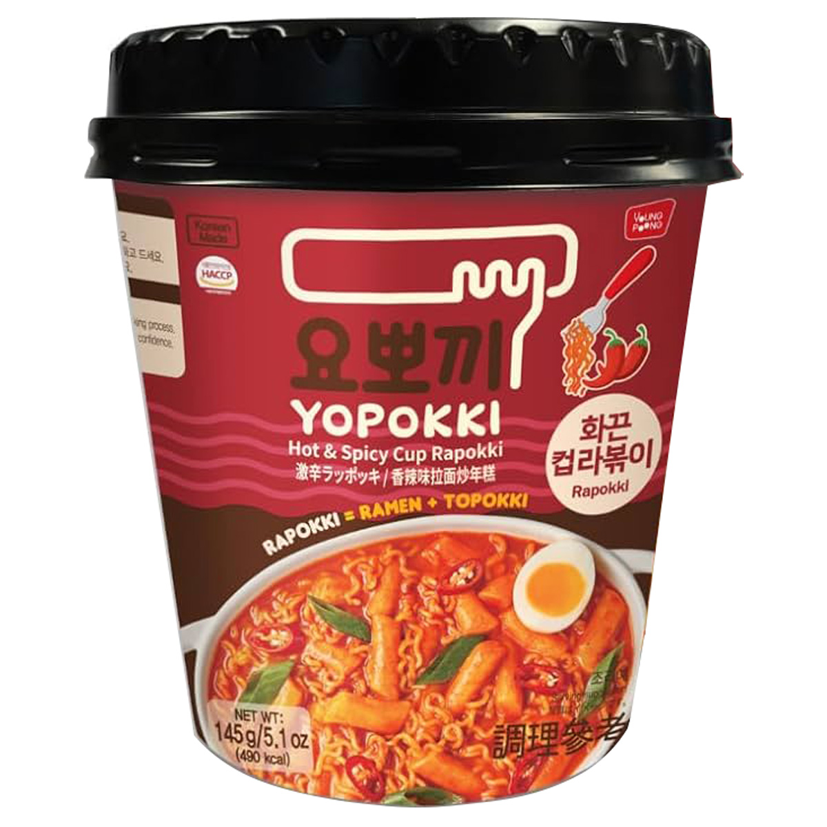 杯装拉面年糕-麻辣