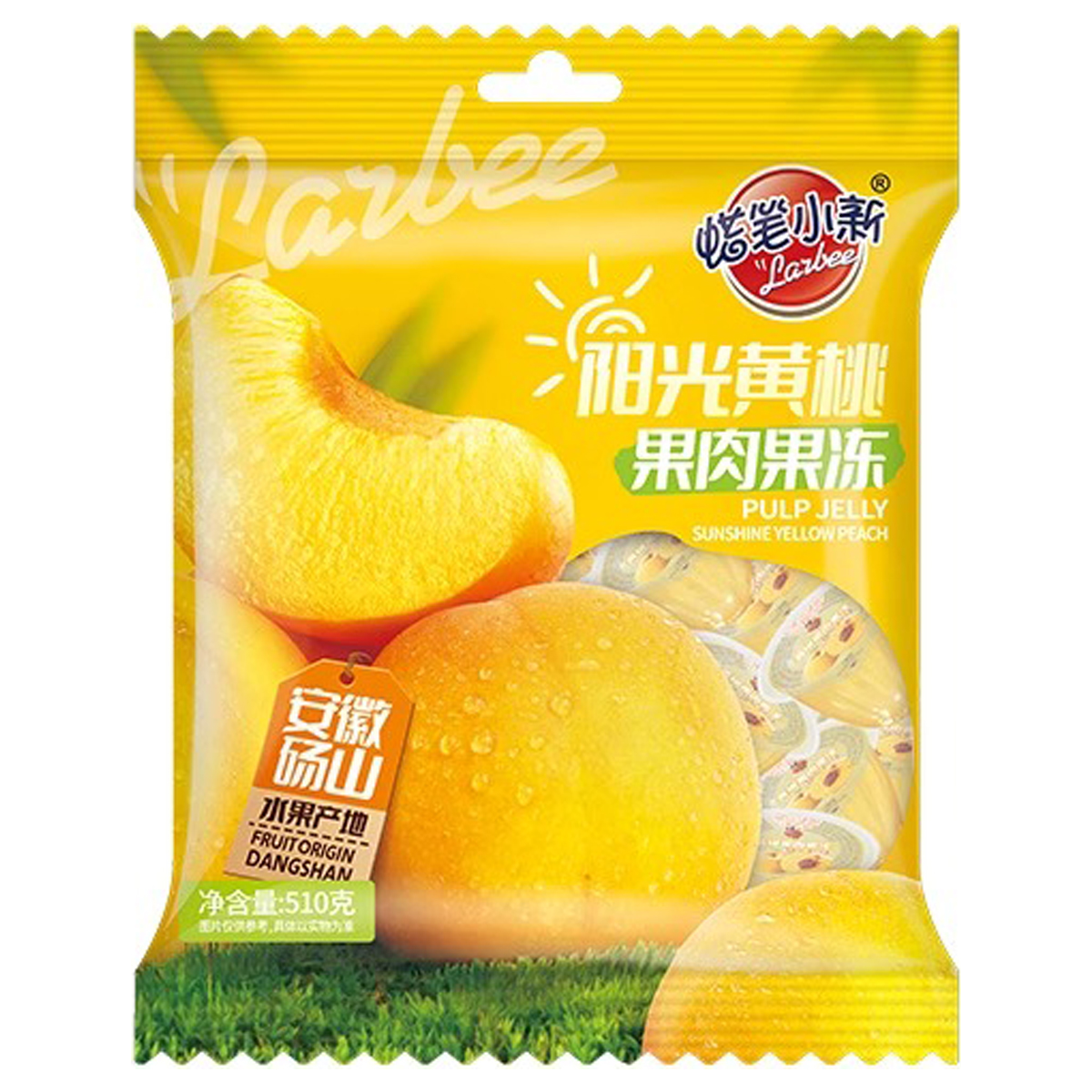 袋装果肉果冻-黄桃