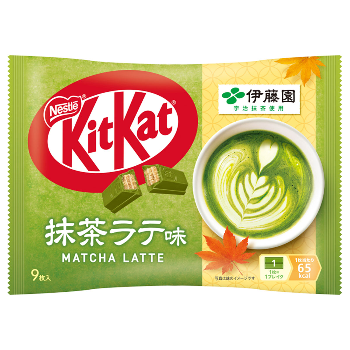 KitKat巧克力棒-伊藤园抹茶拿铁